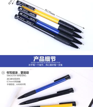 Písanie Dodávky 36PCS/BOX Veľkoobchod guličkové pero, lacné guličkové pero, stlačením guľôčkové pero kancelárske potreby položky, kancelárske a školské potreby