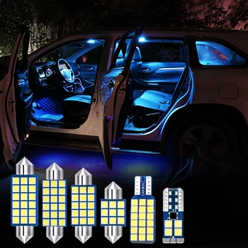 Na Nissan X-Trail X Trail T32-2019 3ks Auta bez Chýb LED Žiarovky Auto, Interiér Dome Čítanie Žiarovky batožinového priestoru Osvetlenie Príslušenstvo