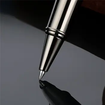 Luxusné pokovovanie Silver Guľôčkové pero, Kovové Guľôčkové Perá Pre školy Vulpen Papiernictvo oblaku Penna stilografica Vulpen boligrafo 3732