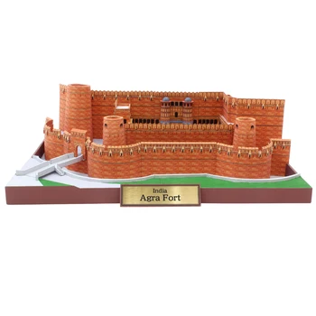 Agra Fort, India Craft Papier Model Architektúry 3D DIY Vzdelávania Ručne vyrábané Hračky pre Dospelých Puzzle Hra