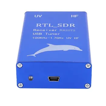 RTL.SDR USB Tuner Prijímač RTL2832U+R820T2 Rádio 100KHz-1,7 GHz VHF UHF UV HF RTL SDR DSB CW LSB AM, FM Rádio, Práca s PC