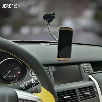 JEREFISH Univerzálny Mobilný Telefón, informačný Panel čelné Sklo Auta Dlho Gooseneck Magnetický Držiak Stojanu Pripojiť na Gps, Smartphone Mobil
