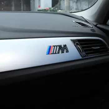 Pre BMW Univerzálna Carbon Fiber M Štandardných 3D Nálepka Blatník Strane batožinového priestoru Logo Odznak Nálepky, Auto Príslušenstvo