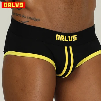 ORLVS sexy gay nohavičky bikiny nohavičky mužov jockstrap gay bielizeň muž nohavičky cueca tanga kincker pre mužov ropa interiéru hombre