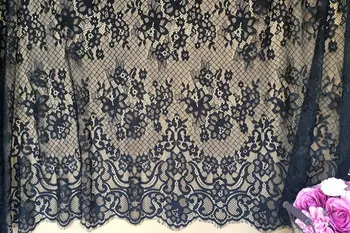 LASUI 1,5 m\3 m vysoký stupeň Rias francúzskej Čipky Textílie svadobný závoj, šaty, sukne opona a výzdoba príslušenstvo C0266