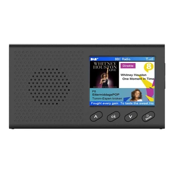 DAB Rádio s 2,4-Palcový Farebný LCD Sn Nabíjateľná Prenosné Digitálne FM DAB MP3 Prehrávač, Digitálny Tuner Vysielanie