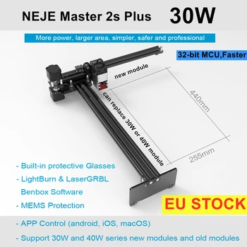 NEJE Master 2 Plus 30W Profesionálne Veľké Oblasti Laserové Rezacie Stroje, Laserové Rytie Stroj,Lightburn,Bluetooth ,Ovládanie Aplikácie