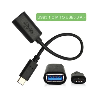 Typ-C OTG Kábel USB 3.1 C Samec na USB 3.0 Žena Adaptér Nabíjačky, Dátového Typu C OTG Converter Pre Samsung Huawei MacBook