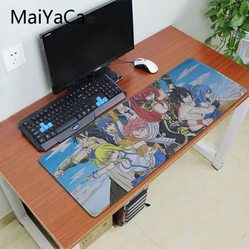Maiyaca víla chvost Japonskom anime Gumová Myš Ploche Mousepad Gaming Mousepad Na Notebook Notebook veľká podložka pod myš hráč stôl pad