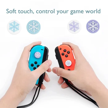 Snowflake Thumb Pre Nintendo Prepínač Rocker Spp Ovládač Kryt Plášťa JoyCon Radič Prípade Pre Nintendo Prepínač Príslušenstvo