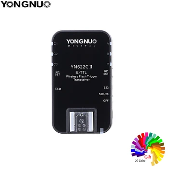 Yongnuo YN-622C II YN-622 E-TTL HSS 1/8000s Jeden Vysielač Bezdrôtového Blesku Spúšť pre Canon DSLR Fotoaparát / Kamera Flash Light