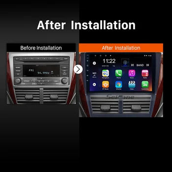 Seicane 2Din 2GB RAM+ ROM 32 GB Vysoká Verzia Android 10.0 GPS Navi Jednotky Za rok 2008 2009-2012 Subaru Forester Auto Multimediálny Prehrávač