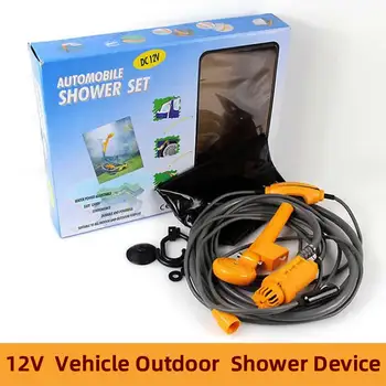 12V Vozidla Vonkajšia Sprcha Zariadenie prenosné vaňa camping cestovné horolezectvo pet elektrické čerpadlo vhodné pre kúpeľ umývanie áut