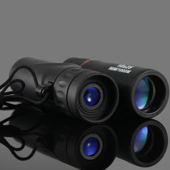 Vreckový Mini Ďalekohľady 10x25 Vysoké Zväčšenie HD Prenosné Kamery Single Pass Pohľad Okuliare Outdoor Malé Monokulárne Ďalekohľad