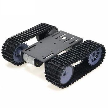 Smart Cisternové Vozidlo Šasi Sledované Caterpillar Crawler Robot Platformu s Dual DC 12V Motor pre DIY pre Arduino T101-P/TP101