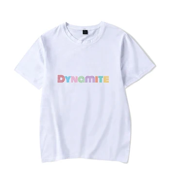 Nový kórejský K Pop KPop Dynamit T Shirt Ženy/muži Krátky Rukáv Hip Hop K-pop Tričko Žena Harajuku Streetwear Tee Tričko Femme