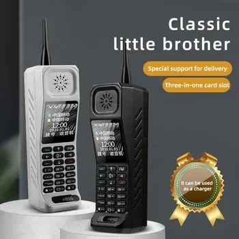 Mobil H999 Dual SIM Klasické Malé Hlasný Reproduktor Power Bank Silný Horák, Vibrácie Video ruský Kľúč, Mobilný Telefón, Mini KR999