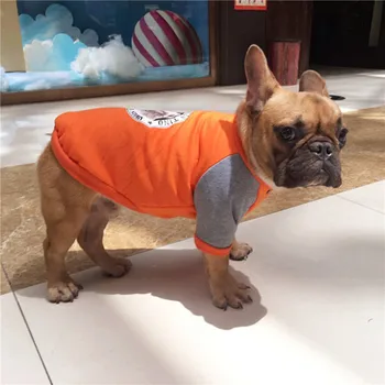Teplé Oblečenie pre psy, francúzsky Buldog Pet Oblečenie Pohode Baseball Jednotné Pug Kabát, Bundu Módne Športové Šteňa Oblečenie pre Psa Vesta