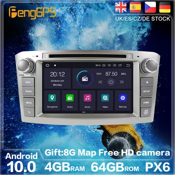 Android 10.0 PX6 Pre Toyota Avensis 2002 2003-2008 GPS Navigácia, Auto Rádio Stereo Auto DVD Multimediálne Auto Hráč HeadUnit 2DIN