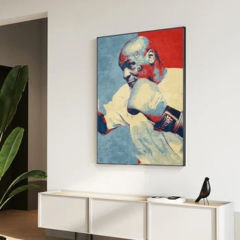 Plátno, Vytlačí Maľovanie Legenda King Boxing Ali Stenu Abstraktné Umenie Šport Plagát Modulárny Obrázok pre Obývacia Izba Domova Cuadros