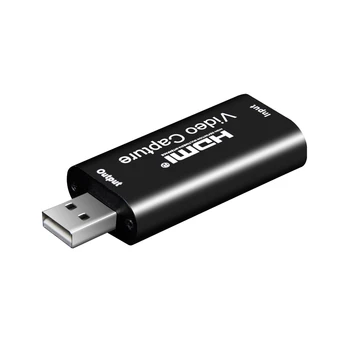 Mini 4K 1080P HDMI-kompatibilný s USB 2.0 Video Capture Kartová Hra Nahrávanie Box pre PS4 Hry na Youtube OBS Živé Vysielanie