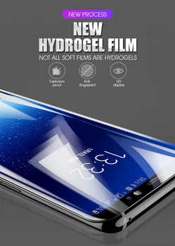 50pcs Transparentné Zakrivené PET Mäkké Screen Protector Kryt Pre Samsung Galaxy S20 Ultra S10 E 5G S9 Poznámka 10 Plus 9 8 Filmu
