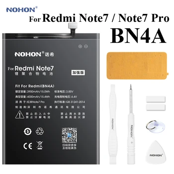 Nohon Batérie Pre Xiao Redmi Poznámka 7 Pro 7Pro Note7 BN4A 3900-Vysoká Kapacita 4000mAh Li-polymer Batérie Pre Mi Redmi Poznámka 7Pro