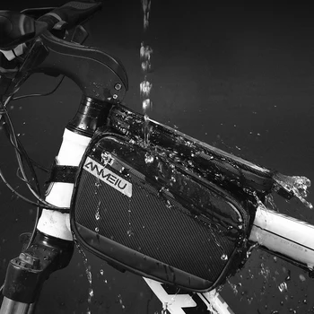Rainproof Požičovňa Telefón Taška na Bicykel Predné Rám, Top Tube Pack Cyklistické Sedlo Puzdro s 6.7