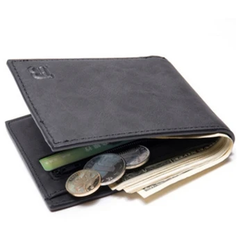 Nové pánske peňaženky módne hladké, mäkké kožené prierez multi-function peňaženky príliv krátke pánske peňaženky kvality