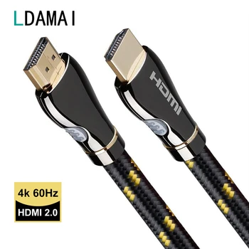 HDMI 2.0 Kábel Pre Apple TV HDMI Kábel HDMI 4K 60Hz Pre Xiao Mi Okno PS4 Splitter Prepínač Audio Video Kábel, HDMI Kábel, Drôt