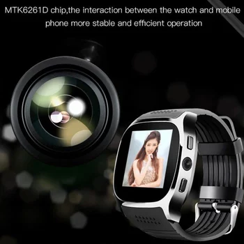S 0,3 MP Fotoaparát, Bluetooth Smart Hodinky Podporu SIM TF Karty LBS Umiestnenie Smartwatch Športové Náramkové hodinky pre Android