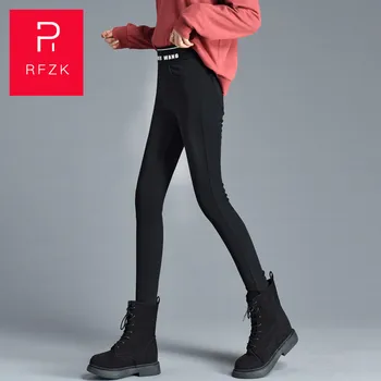 RFZK Plus velvet legíny ženy nosia vysoký pás bol chudý 2020 jesenné a zimné nové pohodlné pevne nohu nohavice zhustne