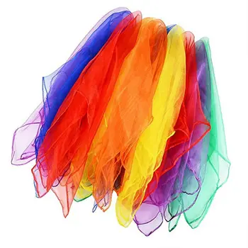 6 farieb Tanec A Žonglovanie Uteráky Candy Farebné Posilňovne Uterák Tanec Praktické Gázy Šatku Šifón