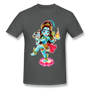 Tanec Shiva Tričko Muži T-Shirt Om Topy Boh Tees Hinduizmus T Shirt Vlastné Mikiny Veľkoobchod S Roztomilý Šaty, Bavlna