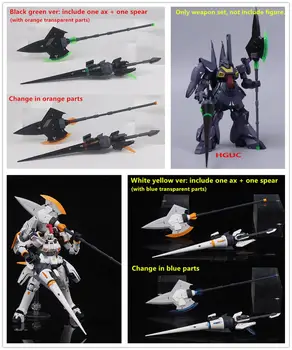 DL model SEKERA & Lance Bitka nastaviť pre Bandai HG RG 1/144 Tallgeese Crossbone atď Gundam Mobile Suit Dievča DD067