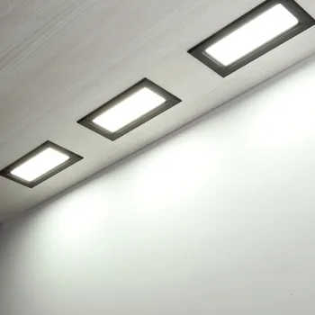 LED panel zapustené downlight 12W 18W 24w námestie LED downlight super svetlé úspory energie AC110V 220V domáce vnútorné osvetlenie