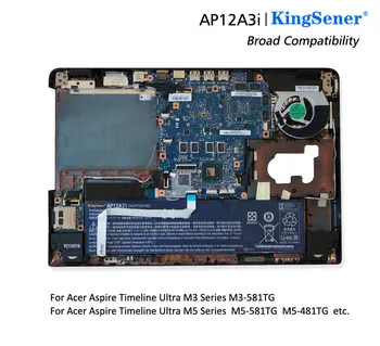 KingSener Batérie AP12A3i Pre Aspire Timeline Ultra M3 M5 M3-581TG M3-481TG M5-481TG M5-581TG AP12A4i 11.1 V 4850mAh