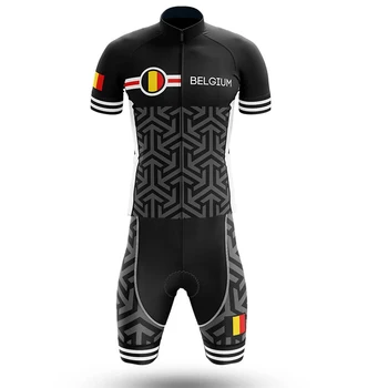 2021 Belgicko ropa ciclismo hombre cyklistické skinsuit rýchle suché telo vyhovovali priedušný cyklistický dres jeden kus bicykli jumpsuit 20D gél