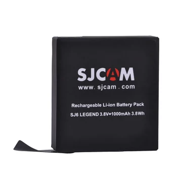 3ks 3.8 V Pôvodnom SJCAM SJ6 LEGENDA Accu Batérie + LED 3-Slot USB Nabíjačku pre SJ6 Legenda SJ6 Legenda Vzduchu Športové DV Kamery