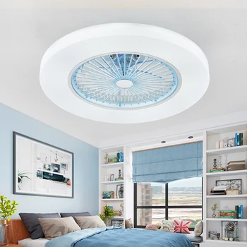 LED stropné Ventilátory lampa s stmievanie diaľkové ovládanie Neviditeľné Listy 58 cm svetlo moderné domáce dekorácie Svietidlo APLIKÁCIE Ovládanie