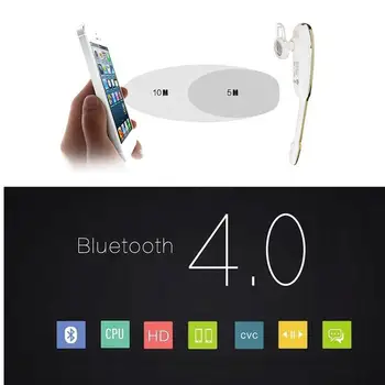 HobbyLane Nové Univerzálne Podnikania Bezdrôtové Bluetooth 4.0 Slúchadlá Lichee Vzor Headset Stereo Slúchadlá Samsung iPhone d25
