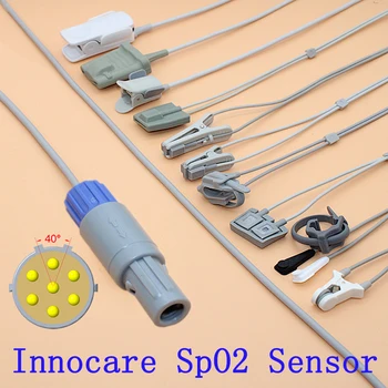 3m of SpO2 senzor, kábel,Pre Innomed innocare monitor,s OVP zvierat sondy.