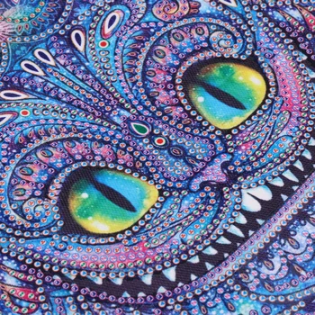 DIY 5D Špeciálne Tvarované Diamond Maľovanie Kit Kat Zvierat Mozaiky Dotz Výšivky Umenie Plný Vrták Kolo Drahokamu Nastaviť Obrázok
