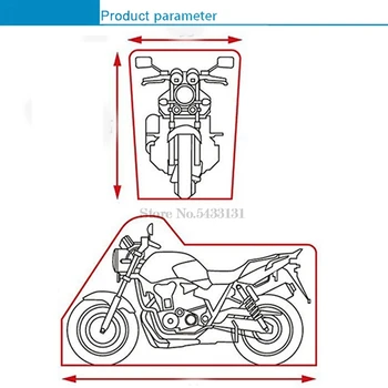 Motocyklové príslušenstvo kryt uv-anti vodotesný pre Ená Harley 883 Železa Ducati Monster 821 Vidlica Stráže Bmw K1600Gtl