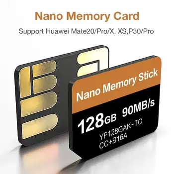 2020 Najnovšie NM Kartu Čítať 90MB/s 128GB Nano Pamäťovú Kartu Použiť Pre Huawei Mate20 Pro Mate20 X P30 P40 P30 Pro Mate30 Mate30Pro