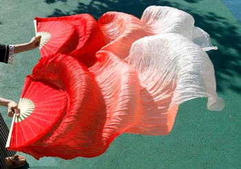 2017 žena kvalitný Čínsky hodváb závoje tanečných fanúšikov Pár brušného tanca fanúšikov lacné hot predaj červené svetlo červená, biela farba fanúšikov