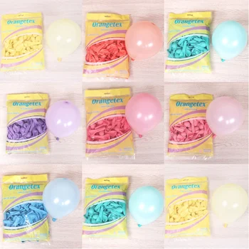200pcs 5inch candy Macaron Latexové balóny Happy Birthday Baloon Svadobné Dekorácie Ballon Prípade Party Dodávky