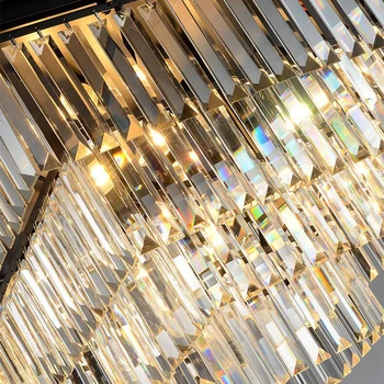 Nordic Postmoderných Krištáľové Lustre, Osvetlenie pre Villa Domov Reštaurácia Hotel Deco Luxusné Kolo Tvorivé Jednoduché Závesné Lampy