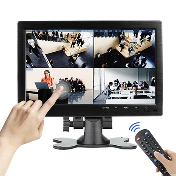 Prenosný 10.1 palcový lcd hd dotykovej obrazovky monitora pc ips, 1 920 x 1 200 malé mini displej S BNC AV VGA HDMI USB herný monitor