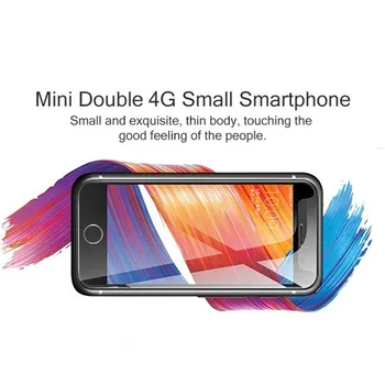 Melrose S9 PLUS Mini Smartphone Ultra Tenký Mobilný Telefón S operačným systémom Android 7.0 2.45 palcový MT6737 Quad Core S 4G LTE GPS Google Play